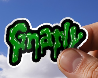 Gnarly Sticker - Etsy