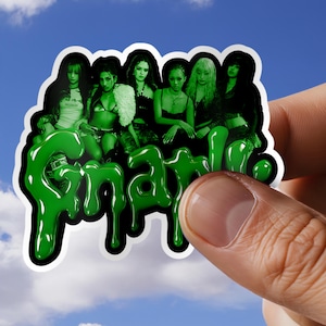 Katseye Gnarly inspirierter Aufkleber, Kpop inspirierter ästhetischer Vinyl-Aufkleber, trendiger Popkultur-Aufkleber, süßes K-Pop-Fangeschenk, Laptop Aufkleber