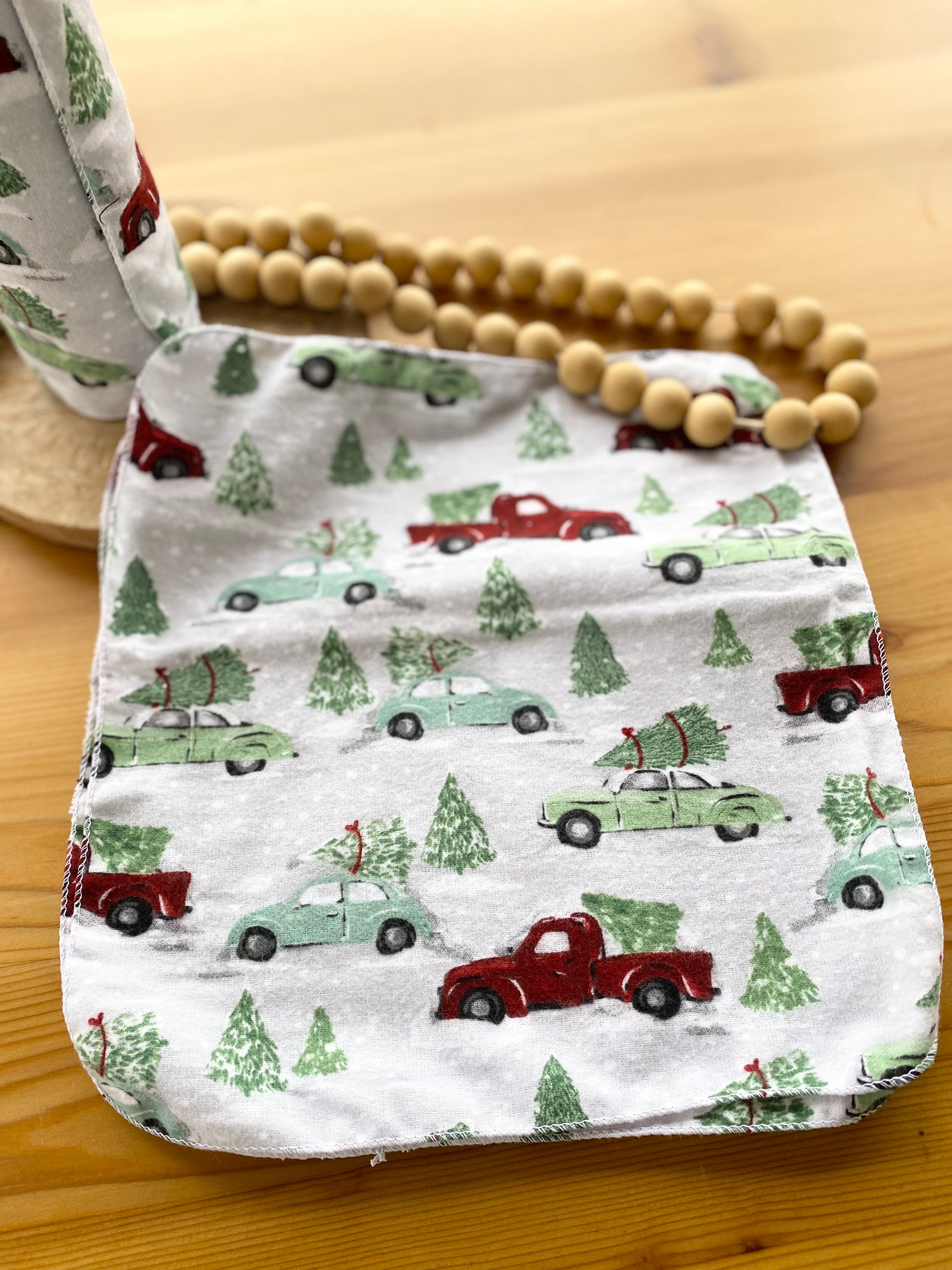 Reusable Unpaper Towels — Christmas Polka Dots – clothgifts
