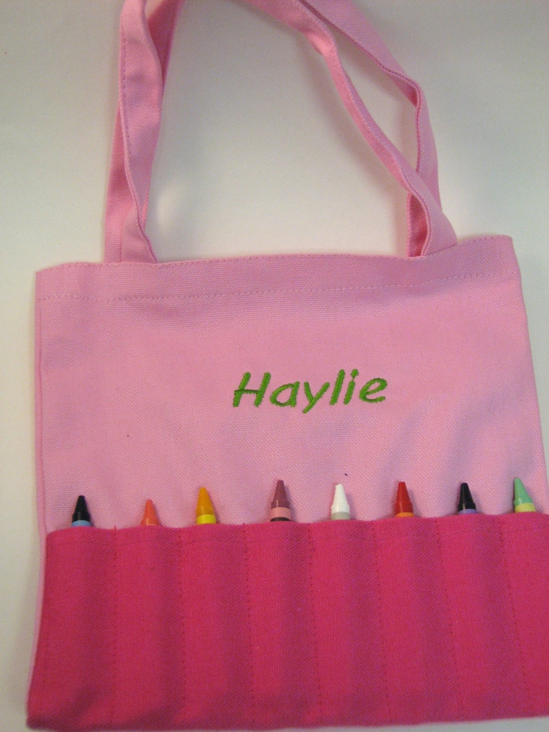 Inexpensive Personalized Crayola Bag for Boy or Girl