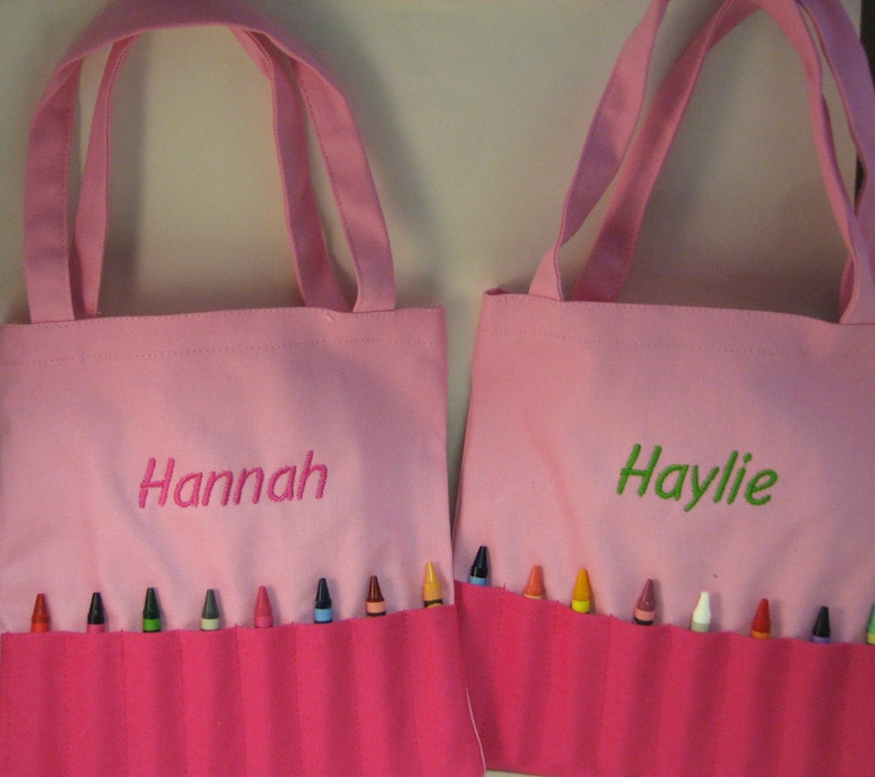 Inexpensive Personalized Crayola Bag for Boy or Girl