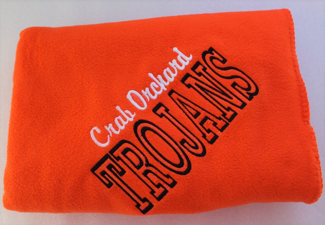 Sports Blanket Personalized for Senior Night, Embroidered, 50 X 60 Team