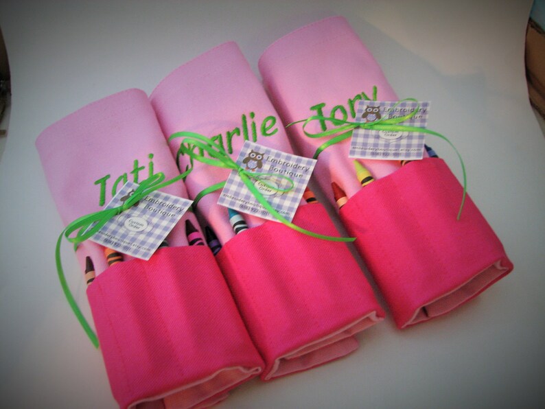 Inexpensive Personalized Crayola Bag for Boy or Girl