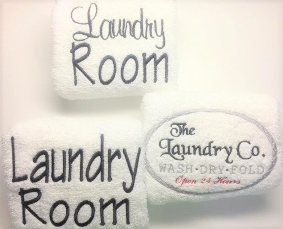 Laundry Room Towels for Farmhouse Decorative Laundry Towels Etsy