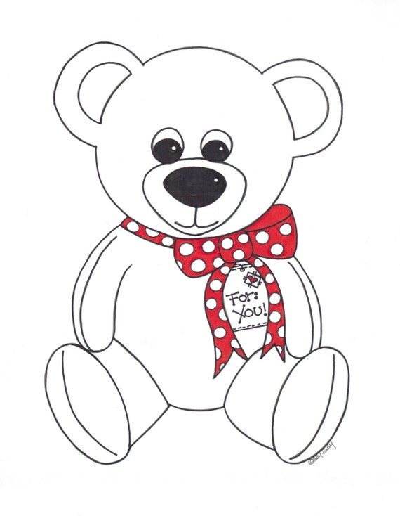 81 Coloring Pages Christmas Bear  Best HD