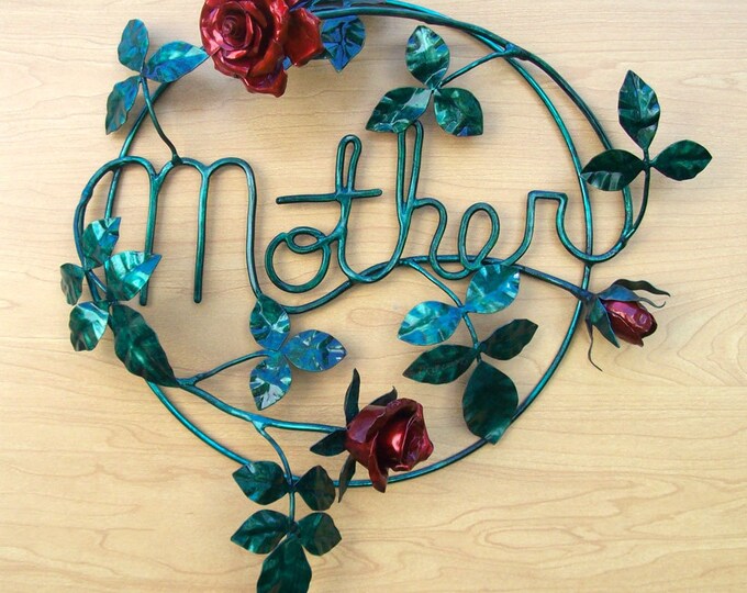Copper Rose Bush for Mother Metal Sculpture