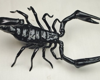 Black Scorpion Copper Metal Wall Sculpture