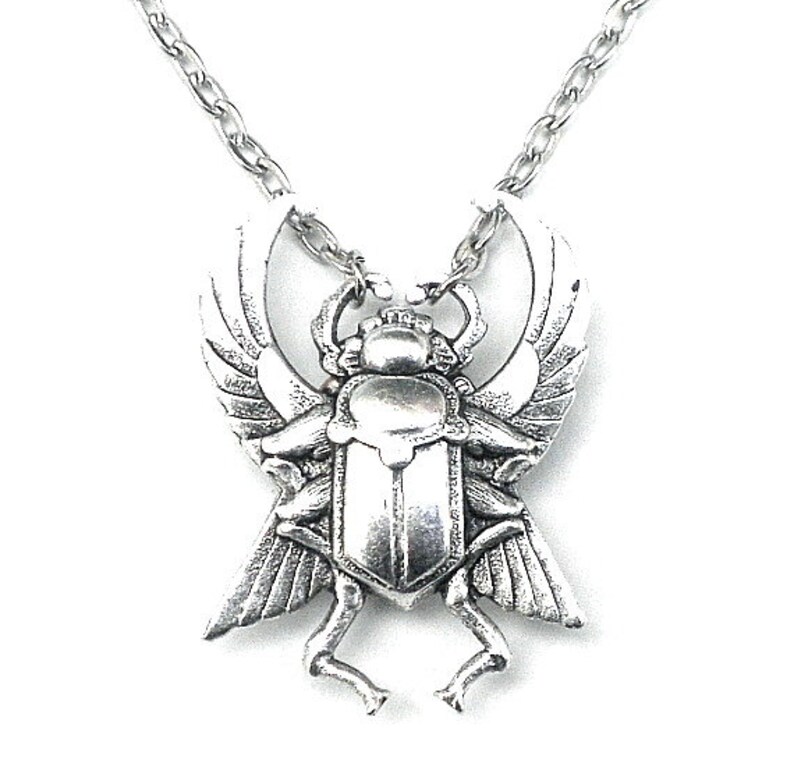 Steampunk Scarab Necklace image 2