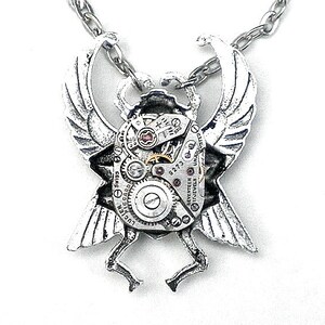Steampunk Scarab Necklace image 3