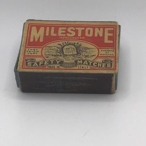 Vintage matchbox made in Sweden