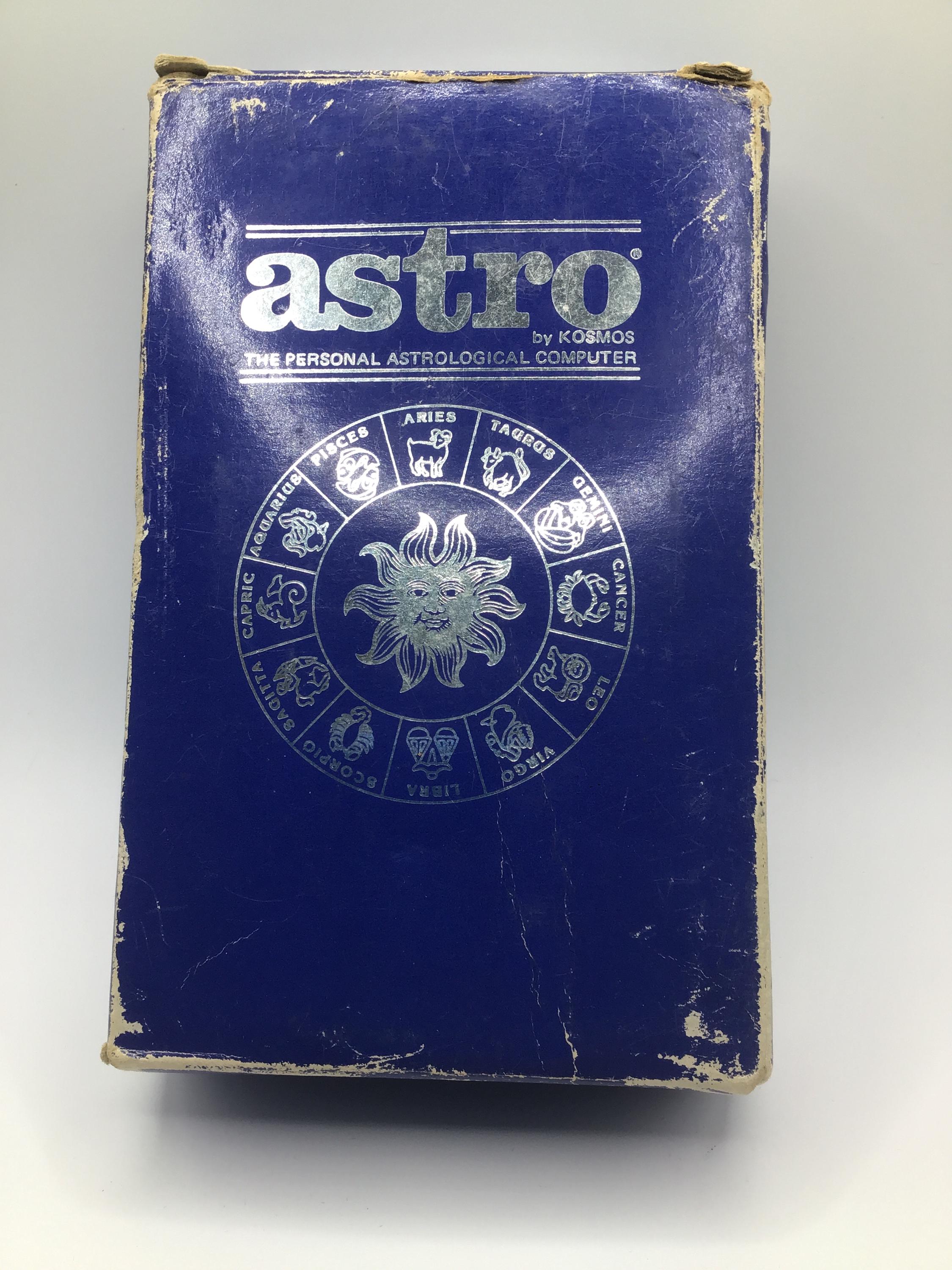 Vintage 1979 Kosmos Astro Personal Astrological Computer
