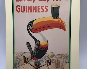 Vintage 1998 Gilroy Guinness centenary print and envelope