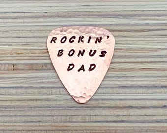 Rockin' Bonus Dad: Copper Guitar Pick