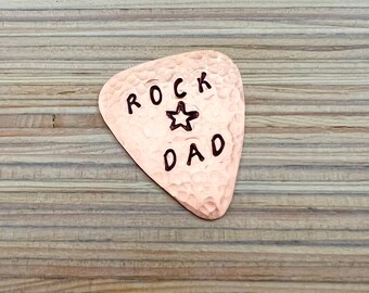Rock Star Dad: Copper Guitar Pick