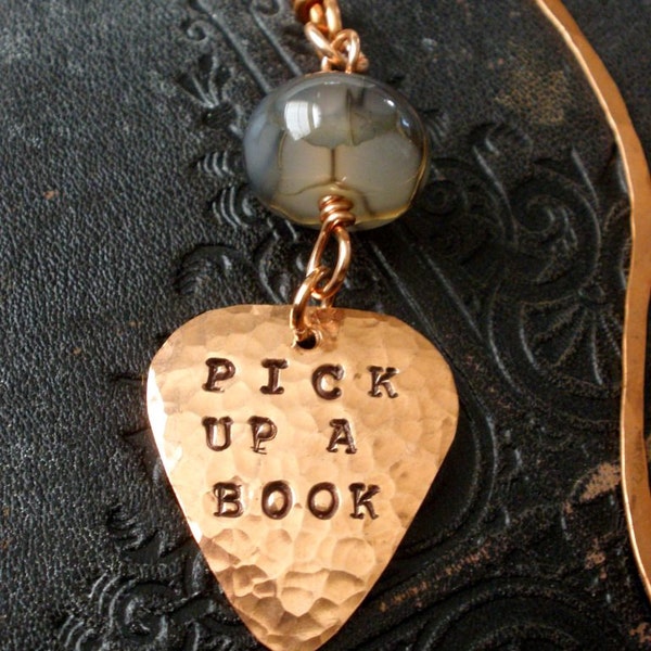 PICK UP a BOOK Guitar Pick Bookmark Book Mark