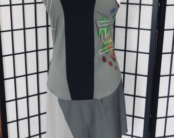 Asymmetrical T-shirt dress