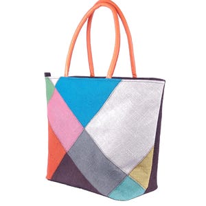 Jute Tote Bag - Premium Eco-Friendly Beach Shopping Bag with Zipper