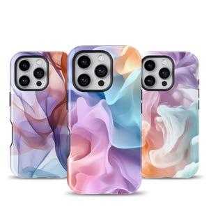 Colorful Swirl Phone Case Abstract Wave Cover for iPhone 16 Pro Max, 15 Plus, 14, 13, 12 Mini, Samsung S24 A53, Pixel 9  Aesthetic Gift Idea