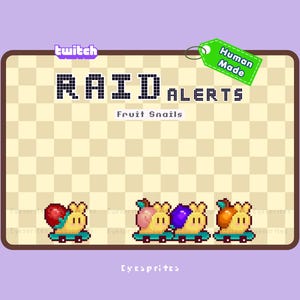 Skateboard Snails Twitch Raid Alert [GIF & WEBM]