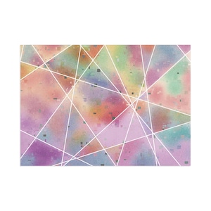 Cartoline artistiche astratte colorate, biglietti d'auguri artistici per tutte le occasioni, articoli di cancelleria unici per gli amanti dell'arte, decorazioni per la casa, idee regalo