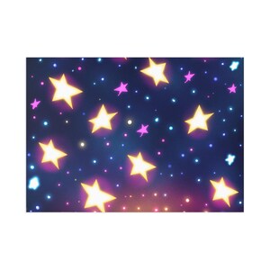 Cartes postales d'art de nuit étoilée vibrante | Papeterie céleste, cartes d'anniversaire, art déco mural, coffret cadeau, collection d'artistes