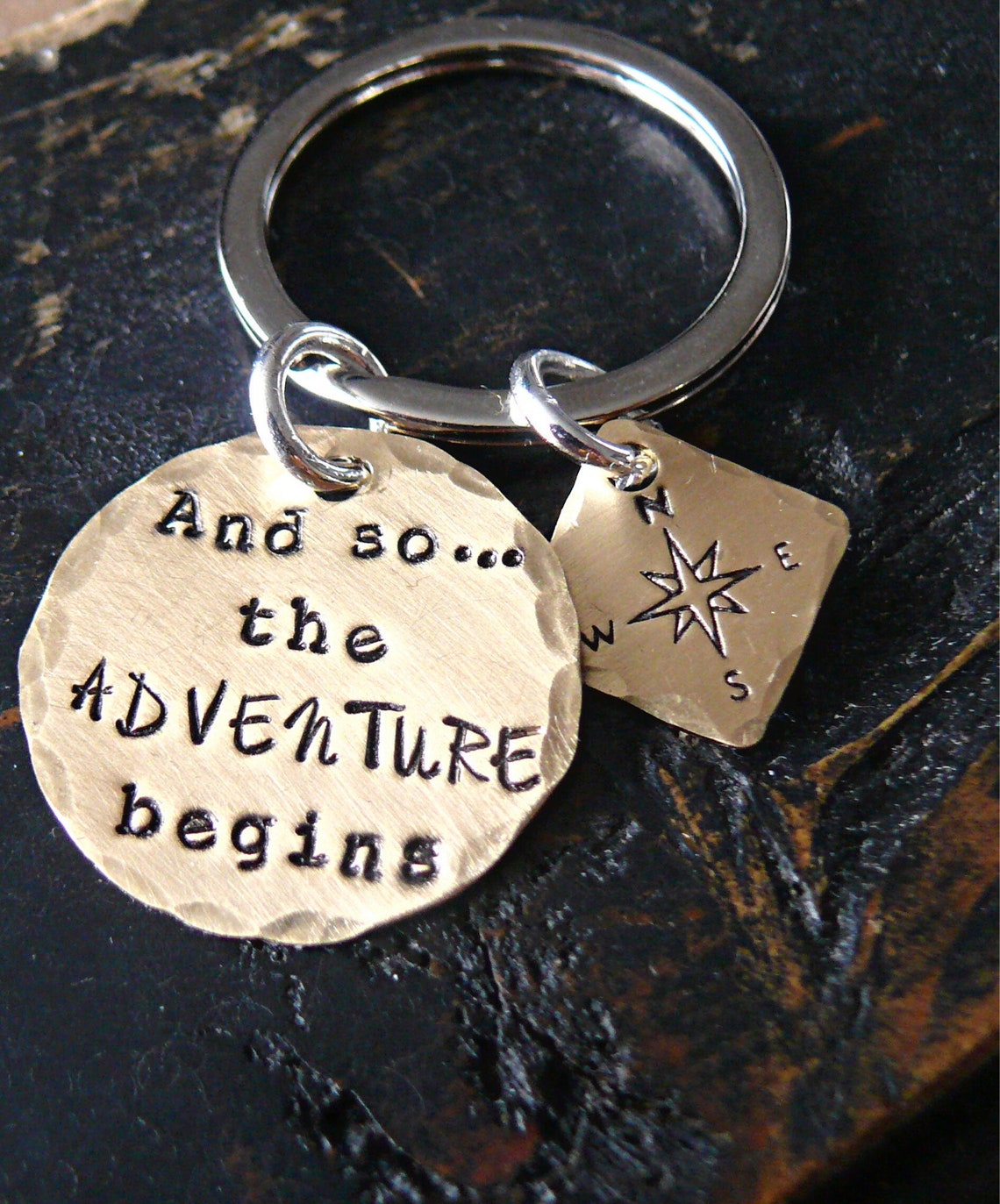 Hand Stamped Graduation Keychain Etsy Canada