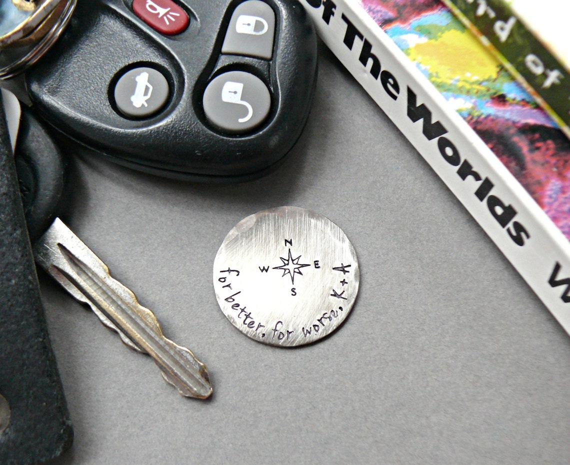 Custom Pocket Token Personalized Pocket Coin Hand Stamped Etsy