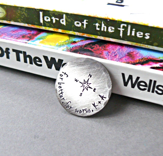 Custom Pocket Token Personalized Pocket Coin Hand Stamped Etsy