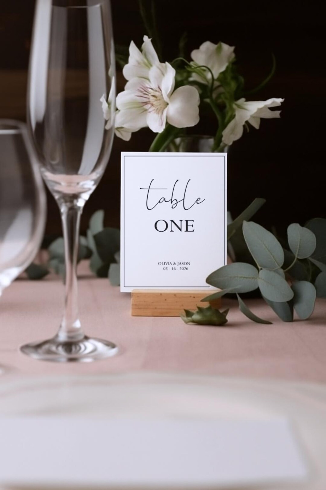 Wedding Table Numbers Signs, Printable Table Numbers, Editable Table ...