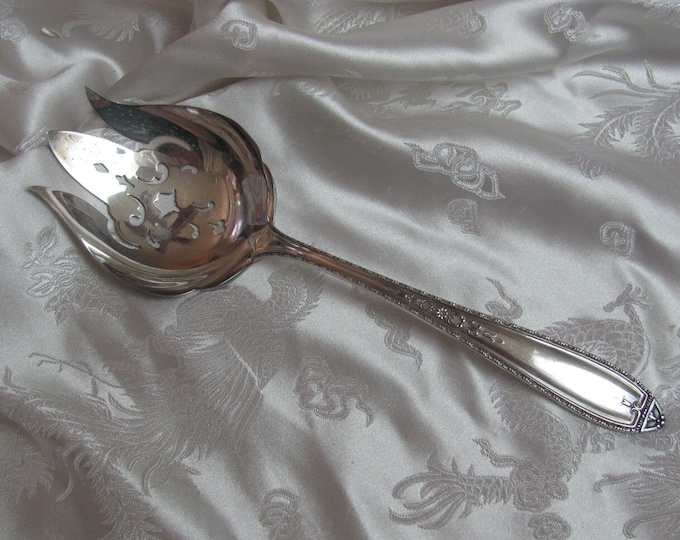 Spork Pattern Louisiana 1924 Pattern // Silver Plate Serving Casserole Spoon Fork ...