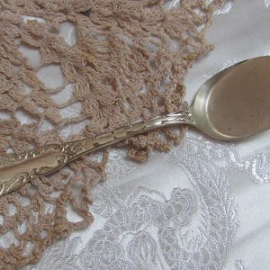 Rosalind 1919 Pattern // Antique Silver Plate Jelly Sugar Serving Spoon 5&quot; Long // 1865 H Sears // Rare No Mono Silverware Flatware Cutlery