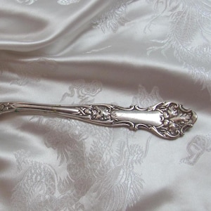 Charter Oak Pattern // Antique Silver Plate Large Serving Spoon // 1847 Rogers No Mono