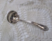 Avalon 1903 - Antique Cream Sauce Ladle Silver Plate - Community - 5.5 quot