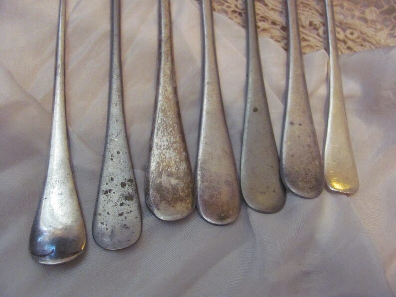 Crab Forks Lot of 7 Antique Silver Plate 3 Prong Forks Crab Etsy