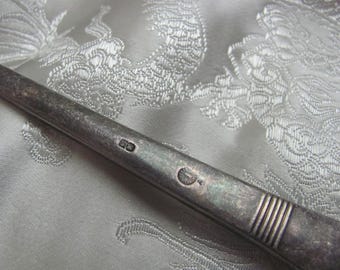 モノグラム「P.B. 79」1879年頃 // アンティークシルバープレート