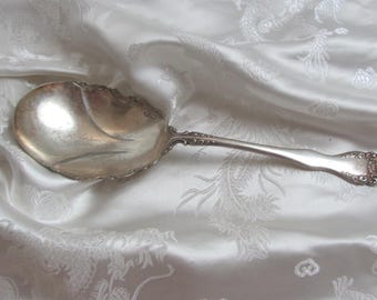 Anjou Muster 1899 // Großer Silberteller Servierkasserolle Löffel // 1835 Wallace // Antikes Besteck Silber Besteck Gabeln Löffel Messer