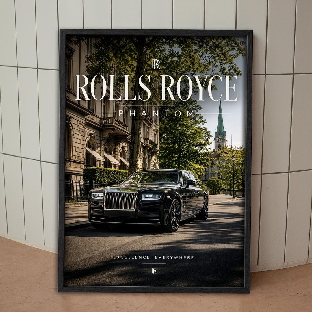 Rolls Royce Wall Art - Etsy