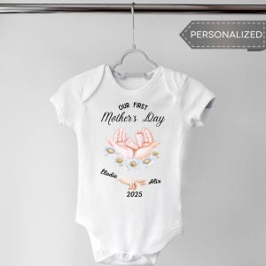 First Mother’s Day, Mom Gift, Baby Bodysuit, Baby Outfit, Mommy and Me, New Mom Gift, Mother’s Day Baby, Gift for Mom, Baby Shower Gift