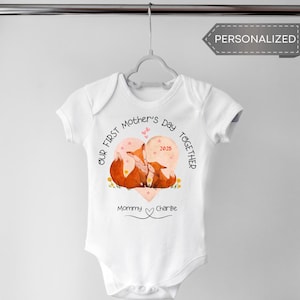 First Mother’s Day, Mom Gift, Baby Bodysuit, Baby Outfit, Mommy and Me, New Mom Gift, Mother’s Day Baby, Gift for Mom, Baby Shower Gift