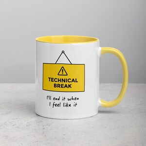 Mug with Color Inside - Technical break
