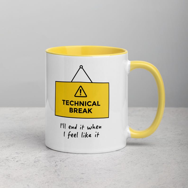 Mug with Color Inside - Technical break