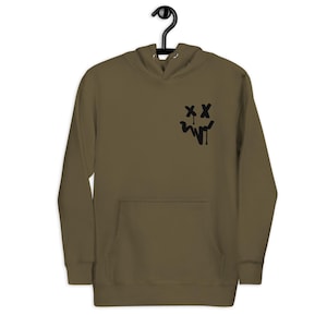 Hoodie &quot;Smile Graffiti&quot; – Unisex Streetwear Sweatshirt – Bold Urban Art Design – Gift for Him or Her – Edgy Graphic Hoodie
