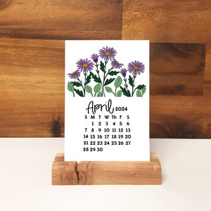 2024 Desk Calendar Floral image 4