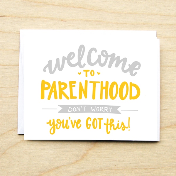 Parenthood Card Etsy