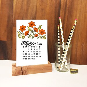 2024 Desk Calendar Floral image 7