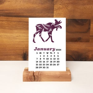 2024 Desk Calendar -  Wildlife