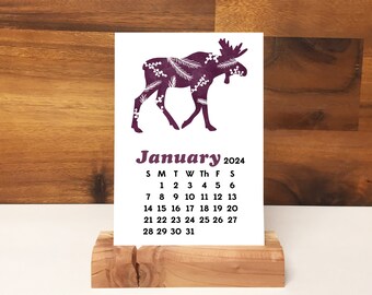 2024 Desk Calendar -  Wildlife