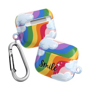 Colorful Rainbow AirPods Gen 3 Case - Stylish Fun Earbud Accessory, Perfect Gift for Music Lovers, Trendy, Cute & Protective Cover