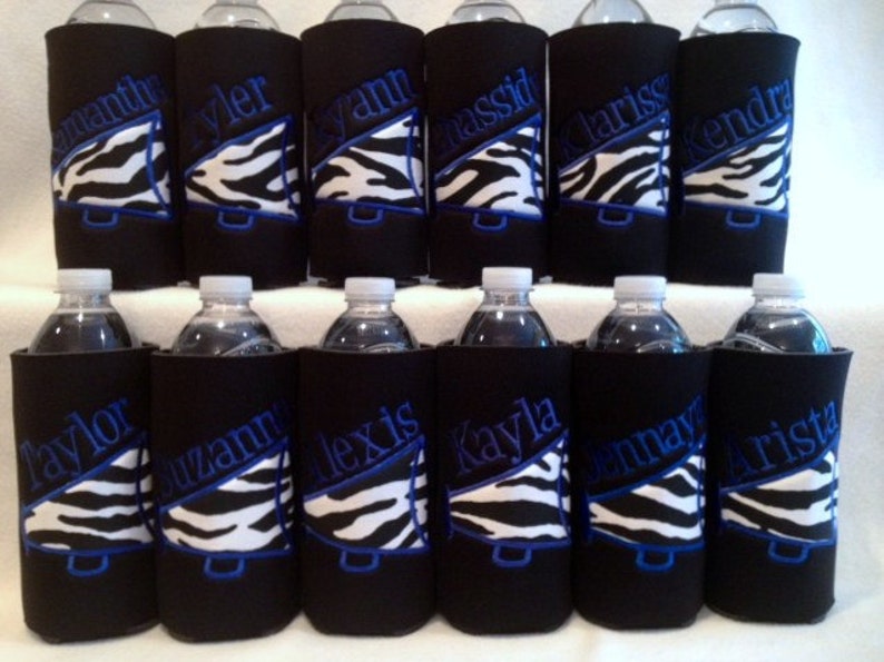 Personalized Megaphone Cheer Insulated Water Bottle Cover Etsy