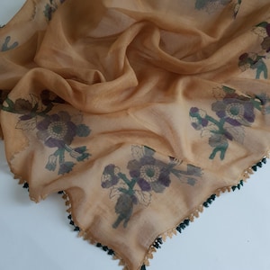 Antique Turkish Neddle Lace Oya Scarf